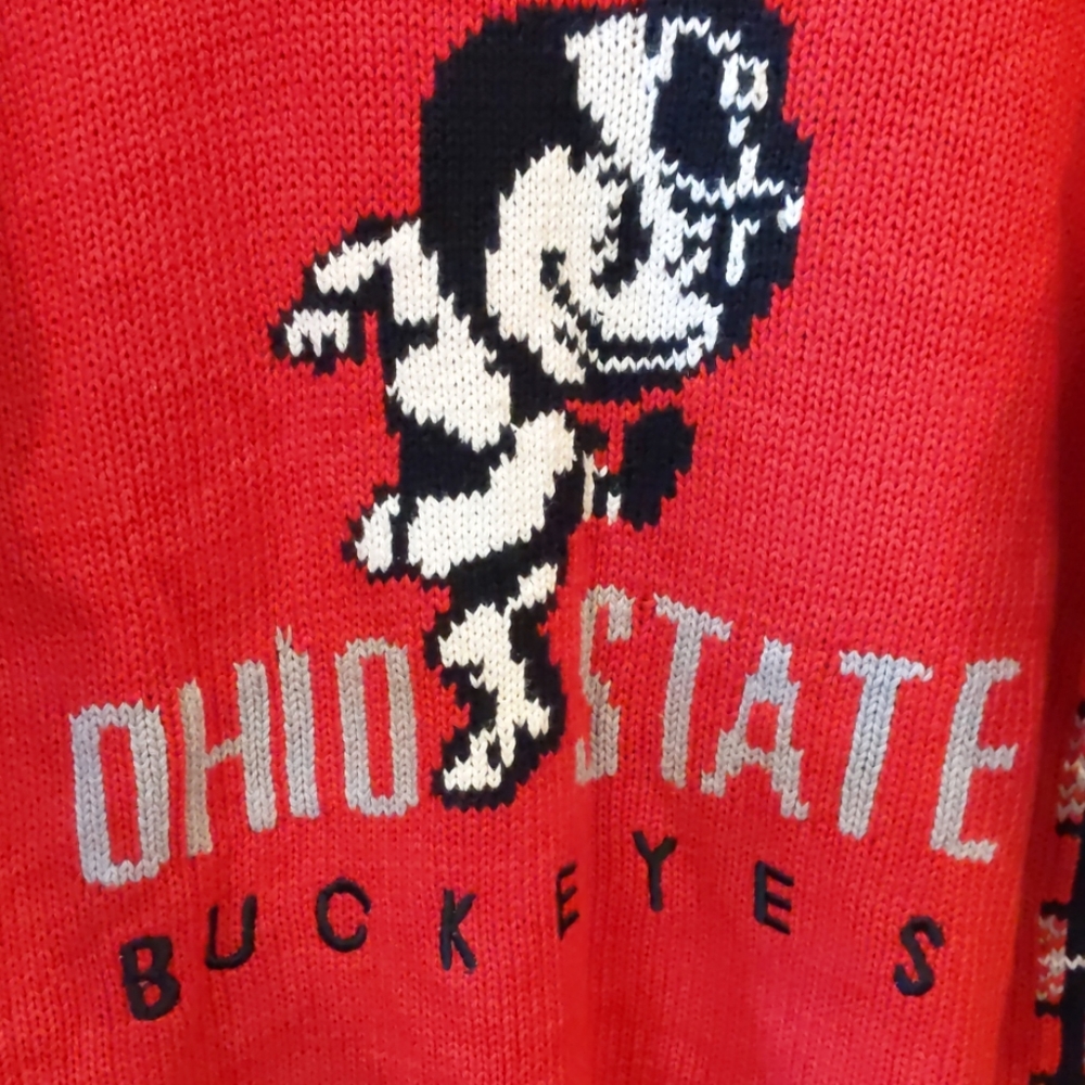 OH - IO. Ohio State Buckeyes vintage cardigan